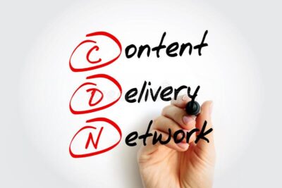 A content delivery network (CDN) is a system of distributed servers that deliver content to users based on their geographical location